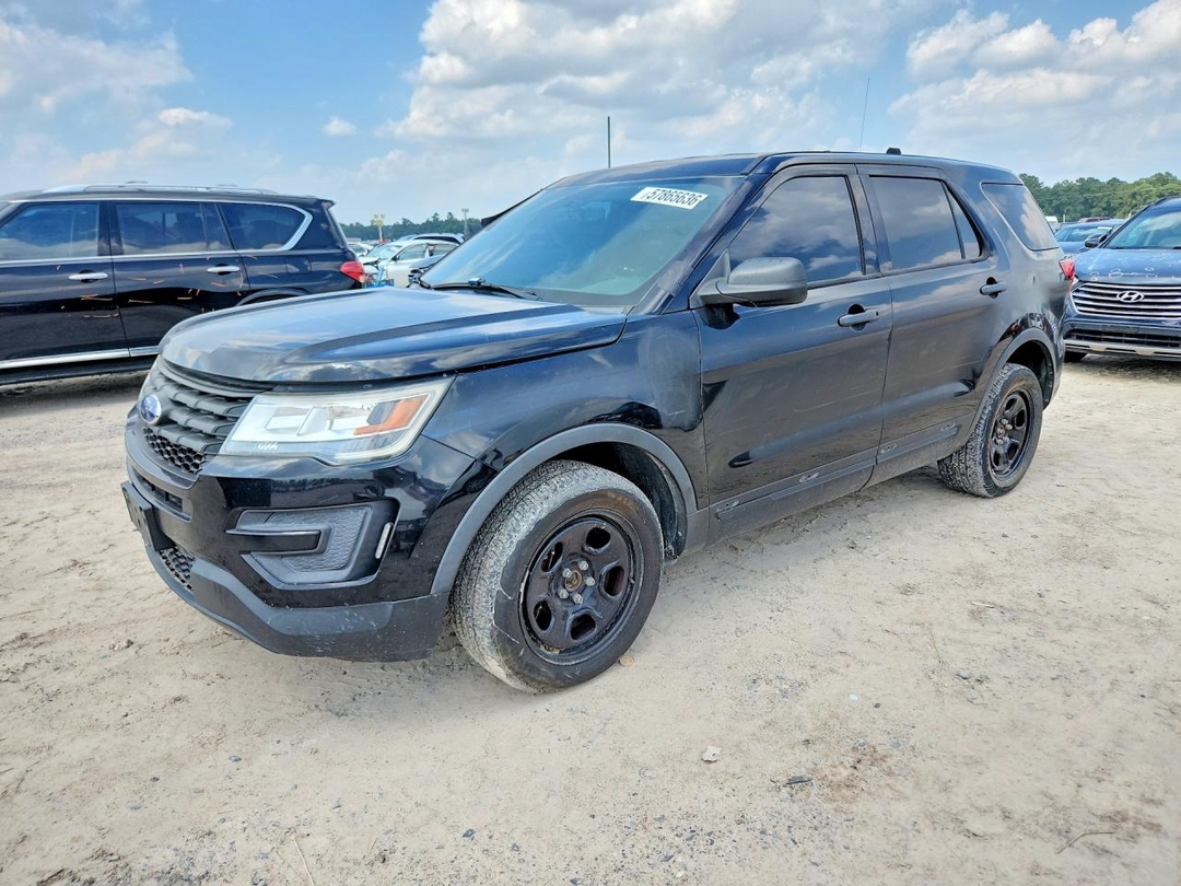 Vue de 2018 FORD EXPLORER POLICE INTERCEPTOR, angle 1