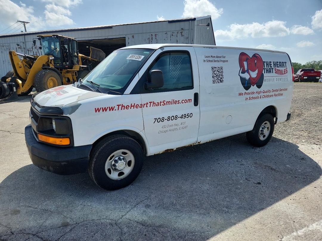 Вид 2012 CHEVROLET EXPRESS G2500 DELIVERY VAN, угол 1