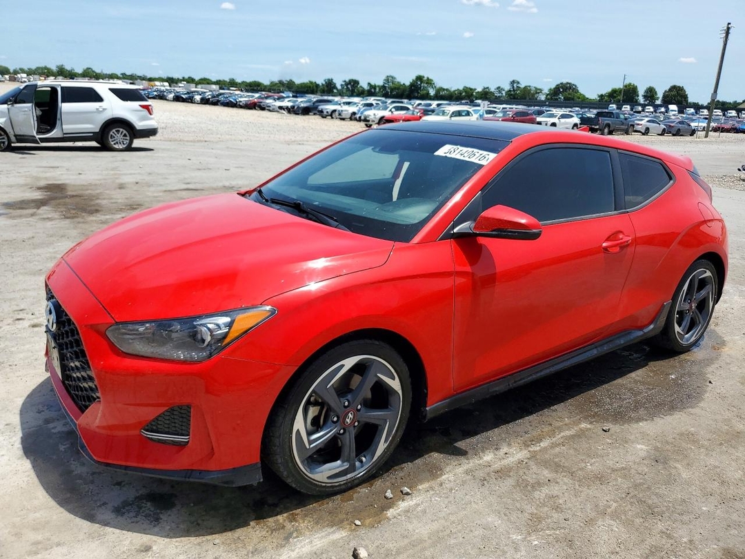 Вид 2020 HYUNDAI VELOSTER TURBO 1.6T, угол 1