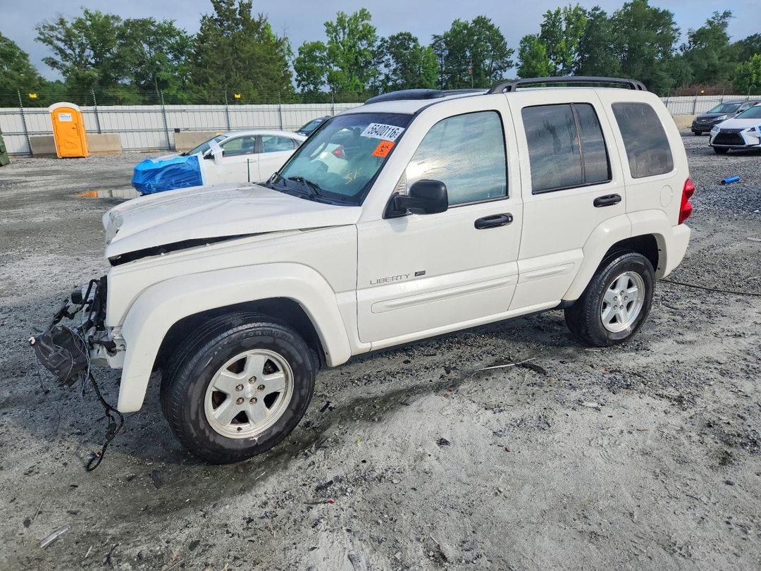 Vue de 2002 JEEP LIBERTY LIMITED, angle 1
