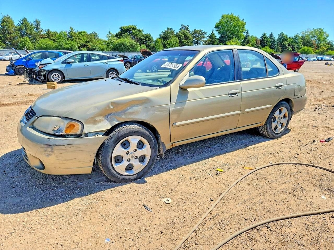 منظر 2003 NISSAN SENTRA XE/GXE، زاوية 1