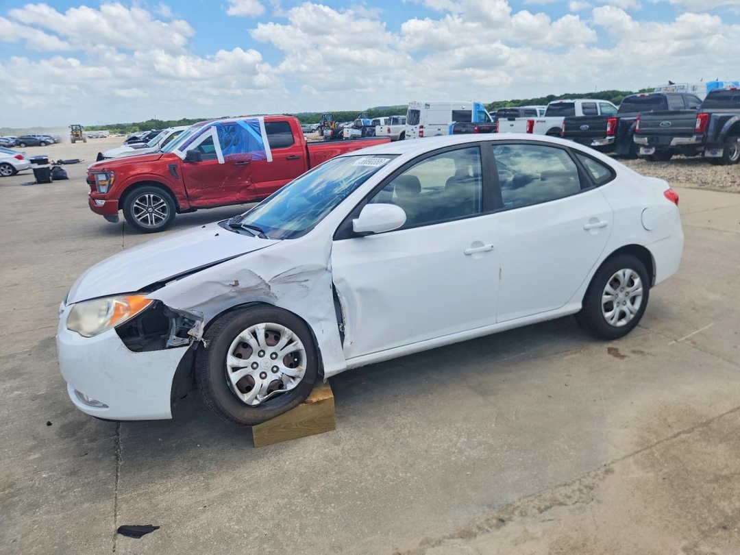 Vue de 2010 HYUNDAI ELANTRA GLS, angle 1