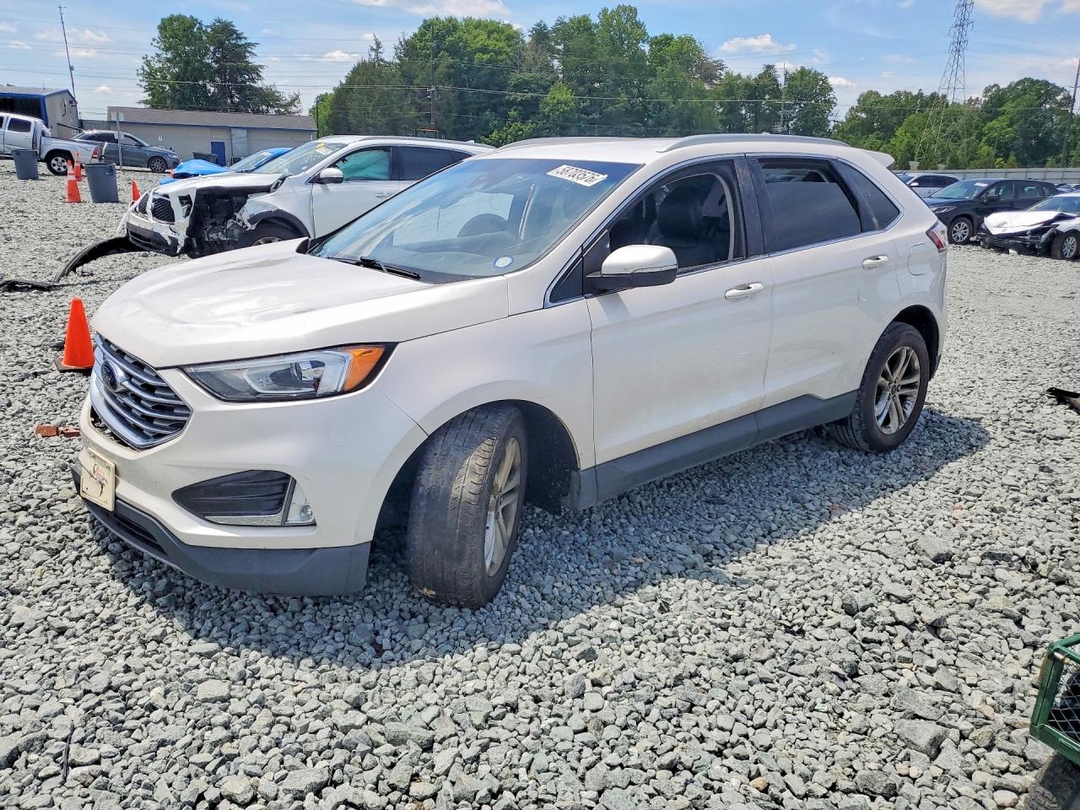 Vista de 2019 FORD EDGE SEL, ángulo 1