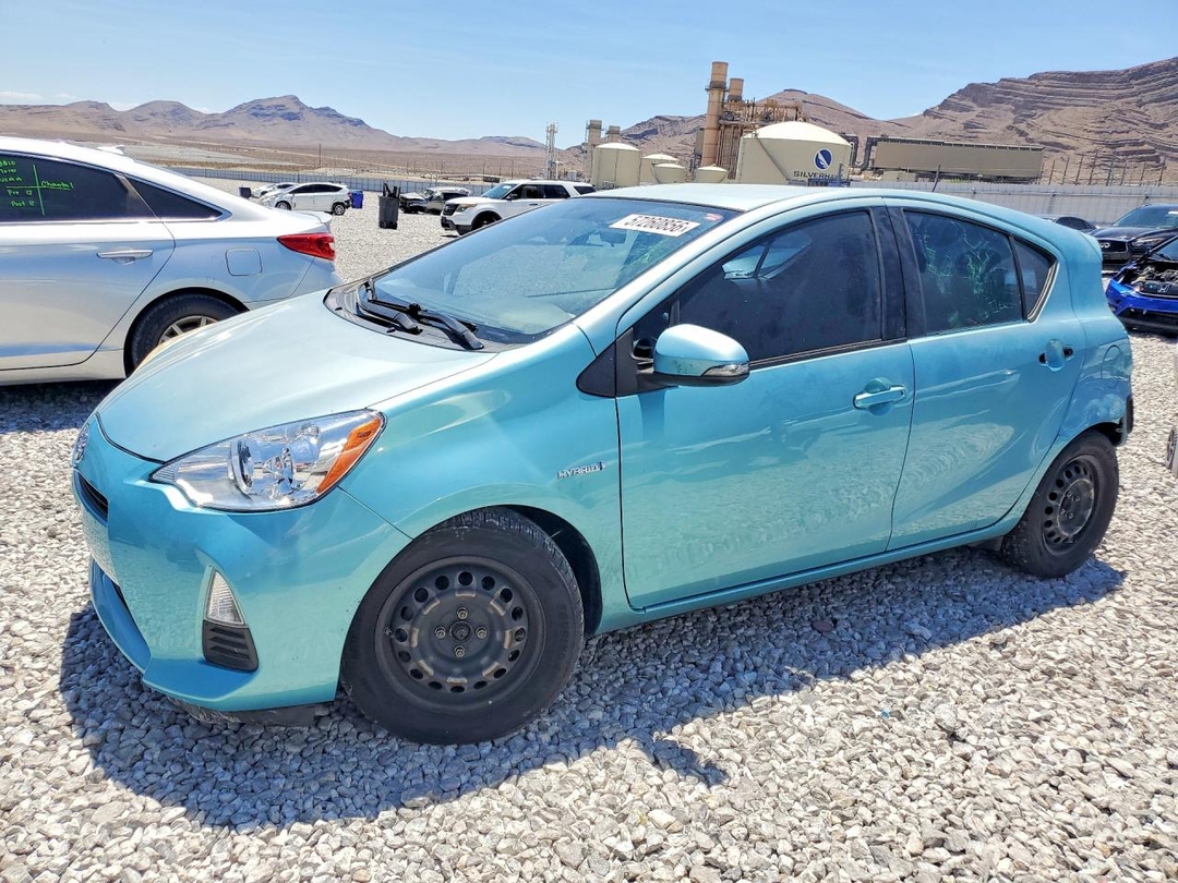 Vista de 2012 TOYOTA PRIUS C THREE, ángulo 1