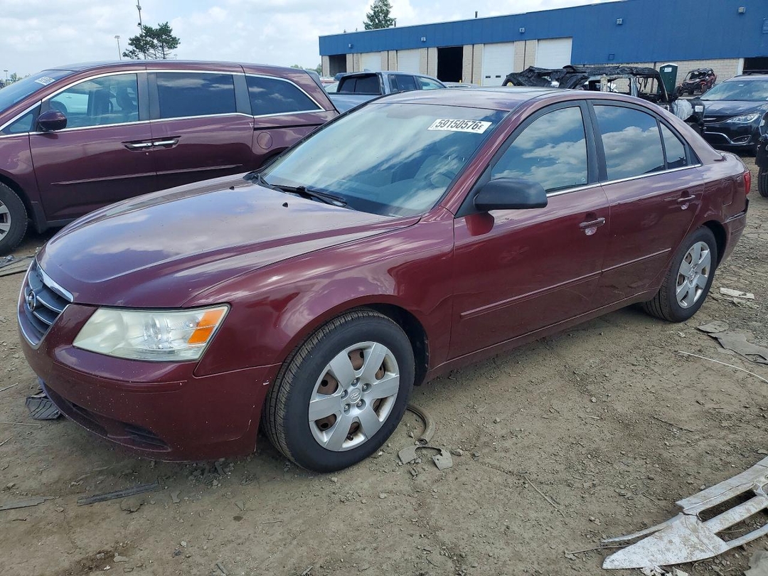Вид 2010 HYUNDAI SONATA GLS, угол 1