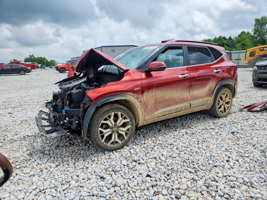 Vue de 2021 KIA SELTOS SX, angle 1