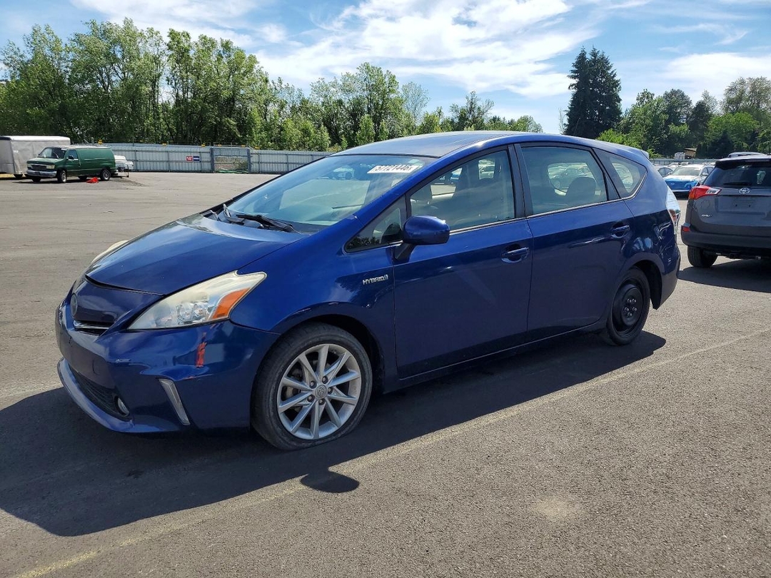 منظر 2012 TOYOTA PRIUS V FIVE، زاوية 1