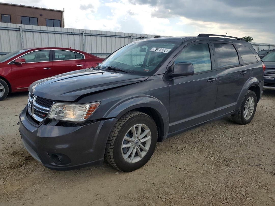 Vue de 2018 DODGE JOURNEY SXT, angle 1