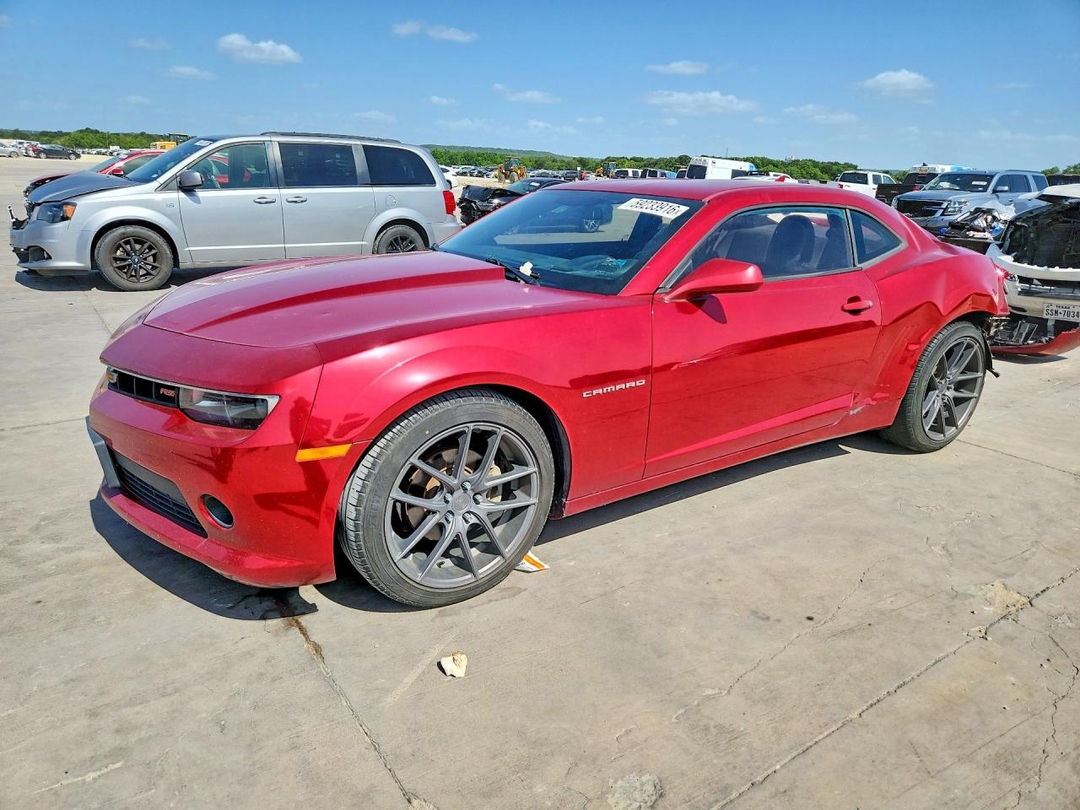 Vista de 2015 CHEVROLET CAMARO LT, ángulo 1