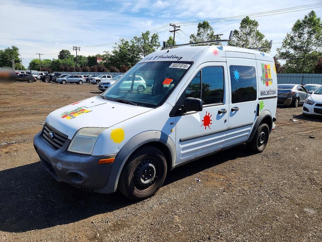 Вид 2010 FORD TRANSIT CONNECT XLT DELIVERY VAN, угол 1