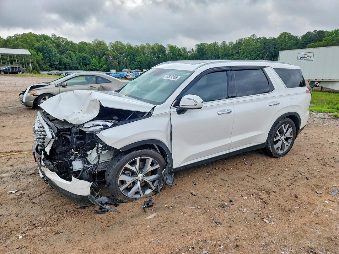 Vista de 2021 HYUNDAI PALISADE SEL, ángulo 1