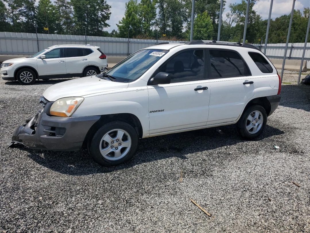 منظر 2007 KIA SPORTAGE LX، زاوية 1