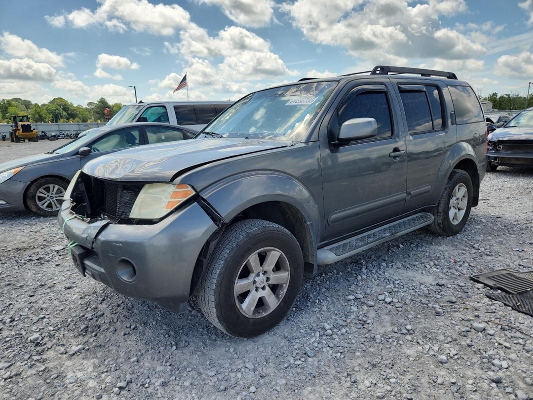 Вид 2008 NISSAN PATHFINDER S S, угол 1