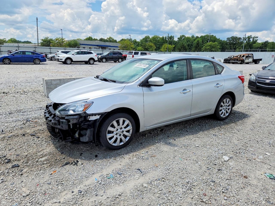 Вид 2019 NISSAN SENTRA S, угол 1