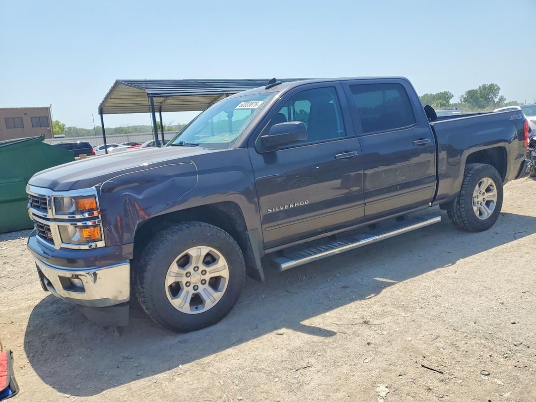 Vista de 2015 CHEVROLET SILVERADO K1500 LT, ángulo 1