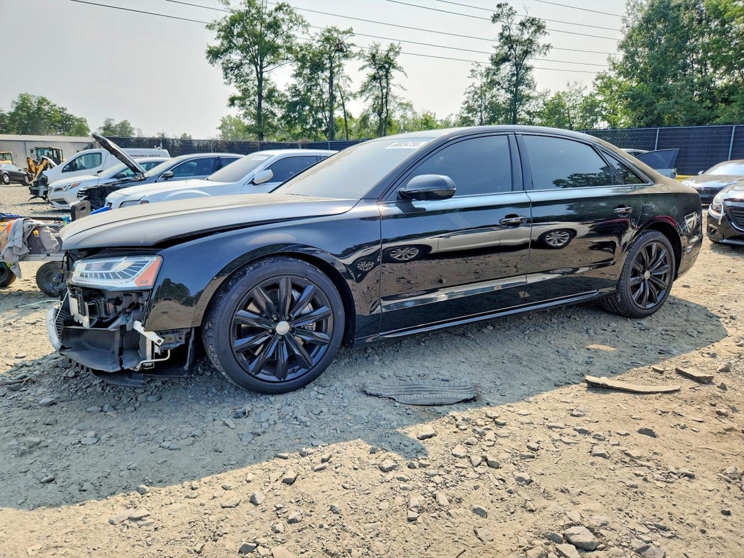Vista de 2017 AUDI A8 L QUATTRO, ángulo 1