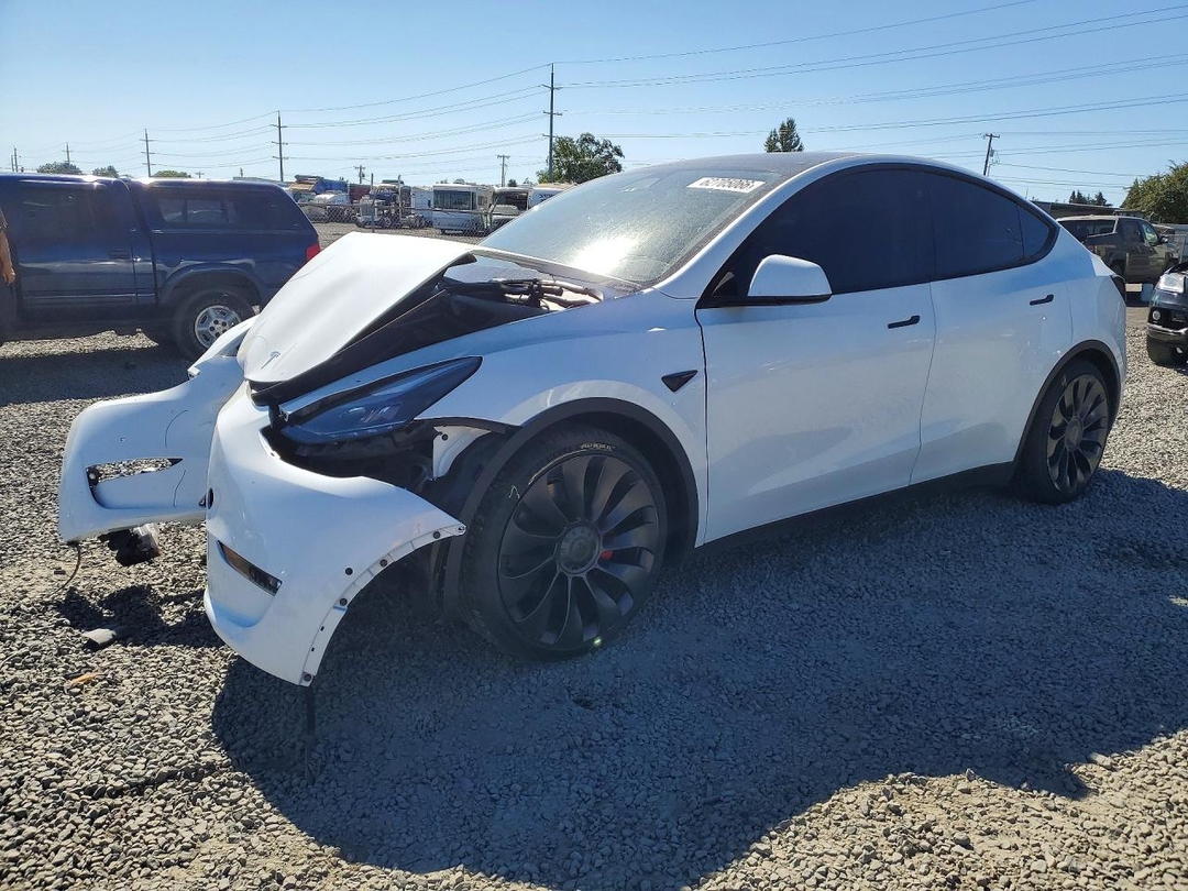 منظر 2022 TESLA MODEL Y، زاوية 1