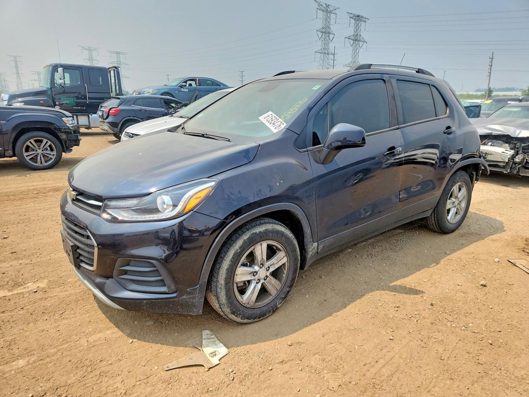 Vue de 2021 CHEVROLET TRAX 1LT, angle 1