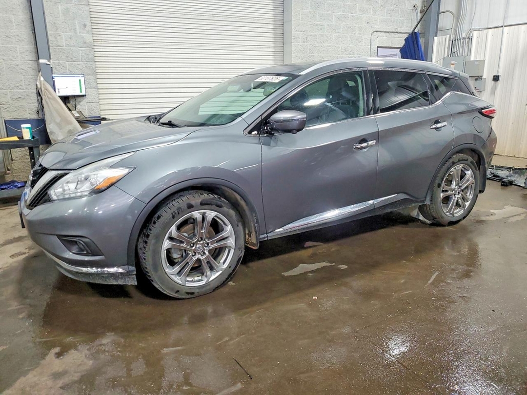 Вид 2018 NISSAN MURANO PLATINUM, угол 1