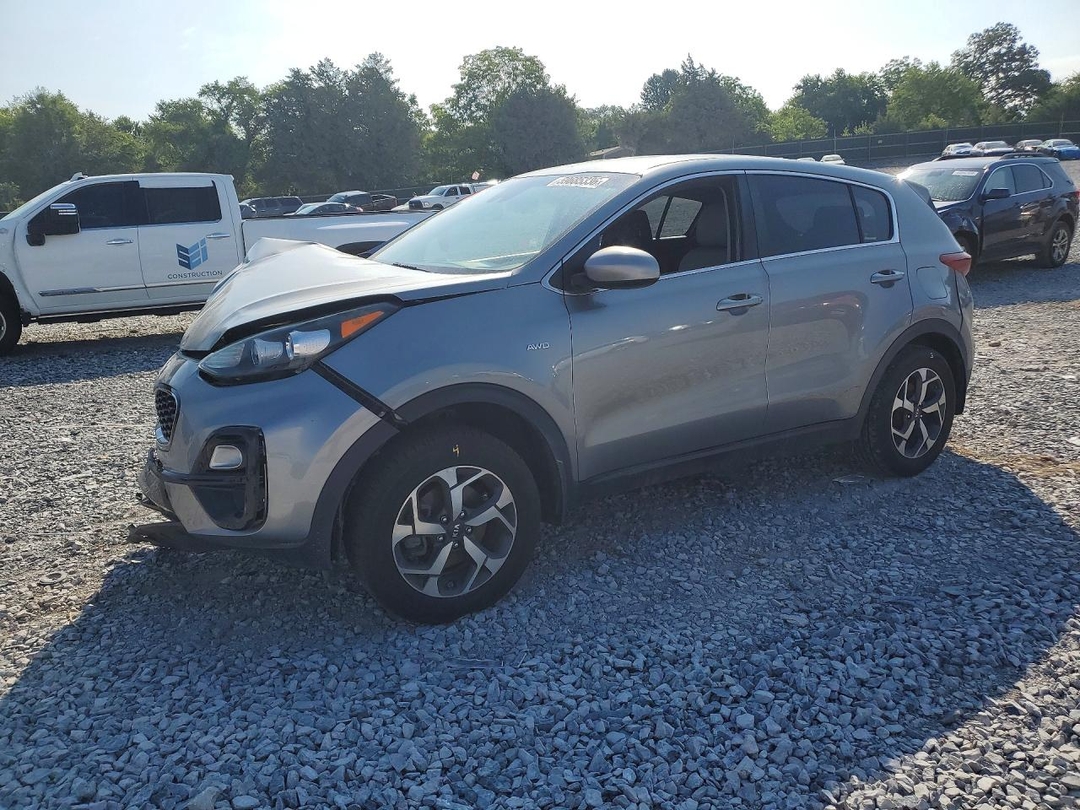Vista de 2020 KIA SPORTAGE LX, ángulo 1