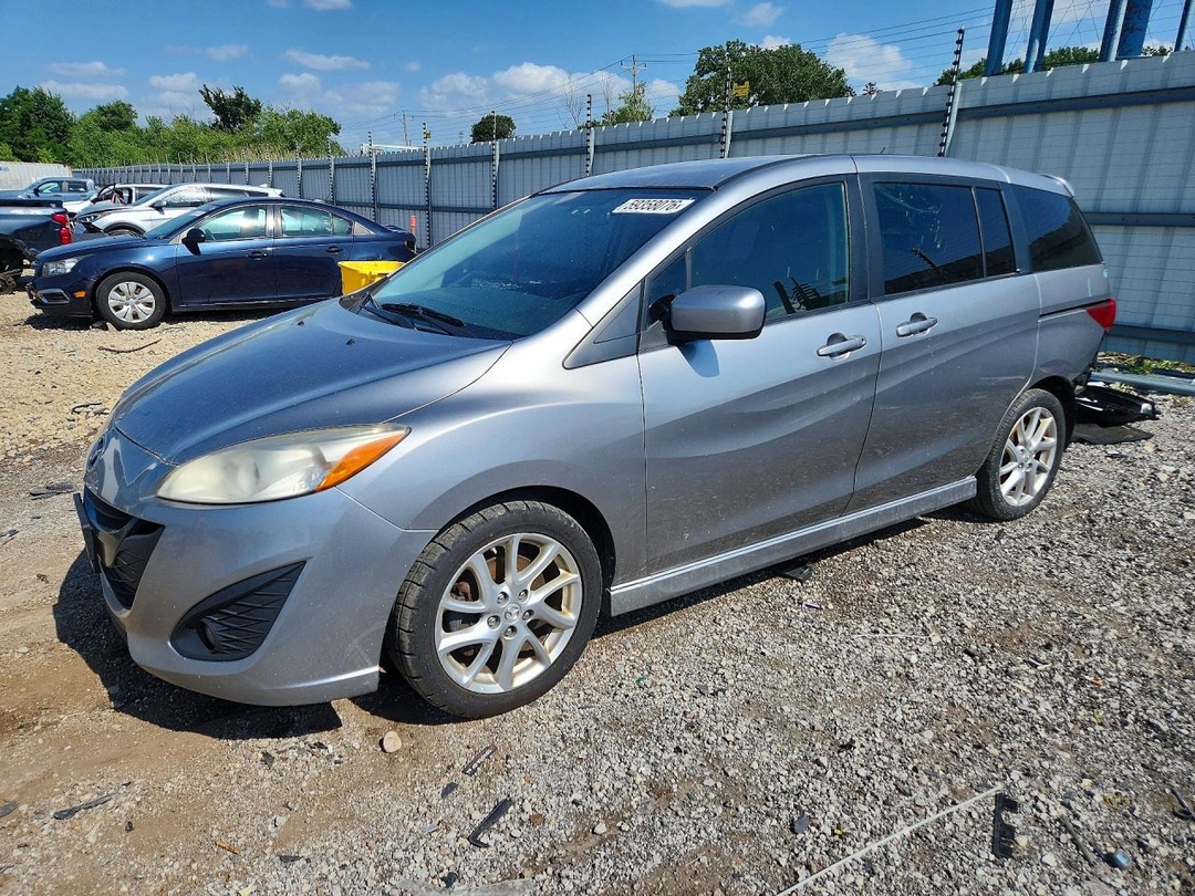 Vue de 2012 MAZDA 5, angle 1