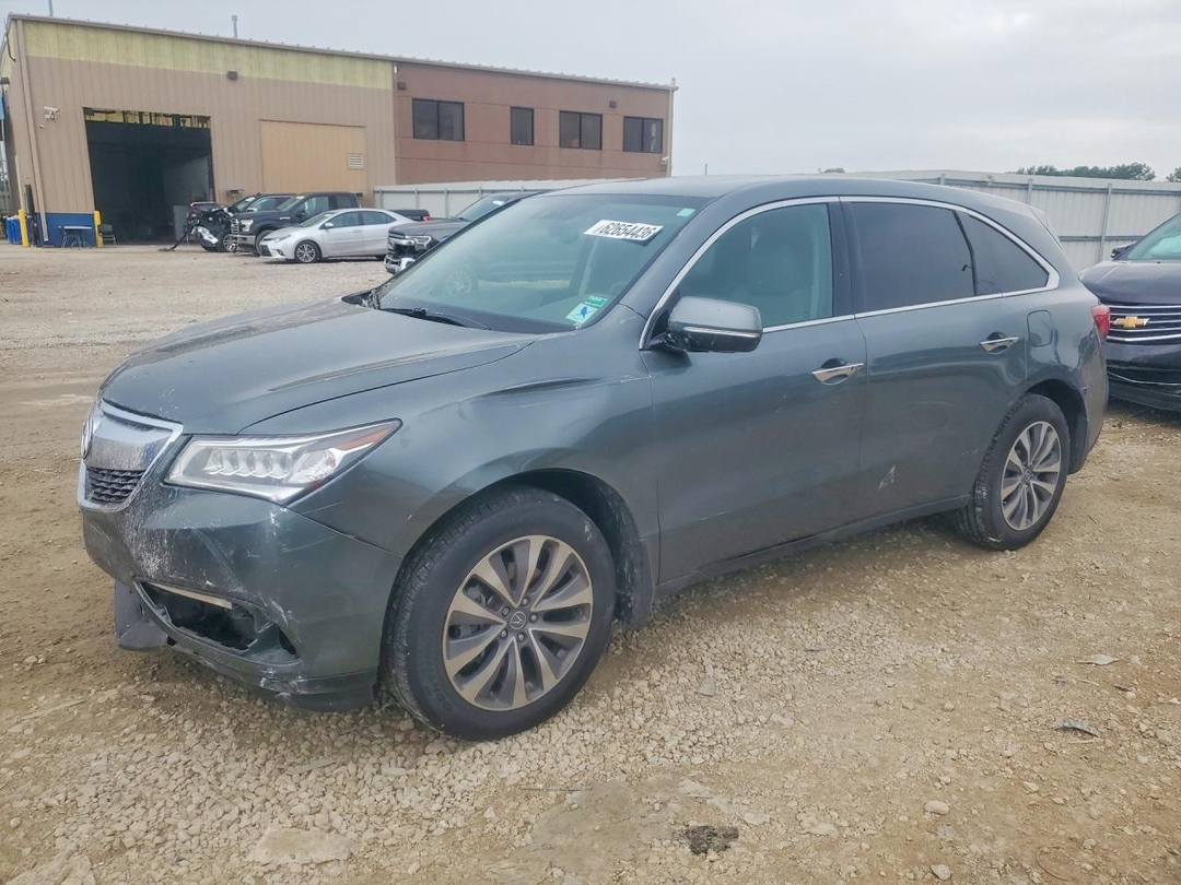 منظر 2014 ACURA MDX TECHNOLOGY، زاوية 1