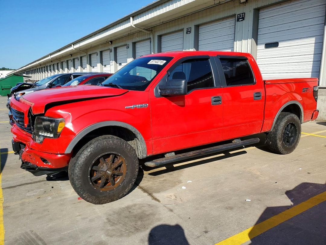 Vue de 2014 FORD F150 SUPERCREW, angle 1