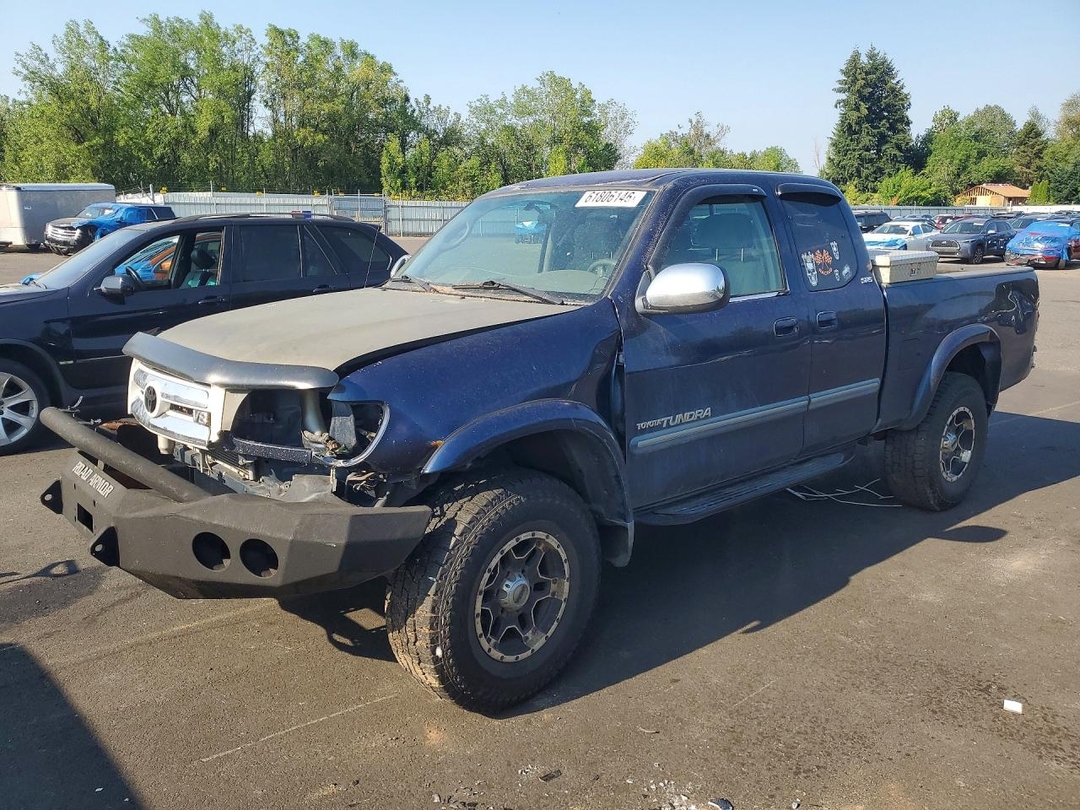 Вид 2003 TOYOTA TUNDRA SR5, угол 1