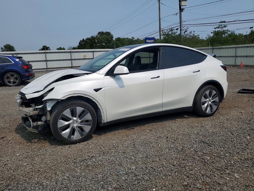 Vista de 2022 TESLA MODEL Y, ángulo 1