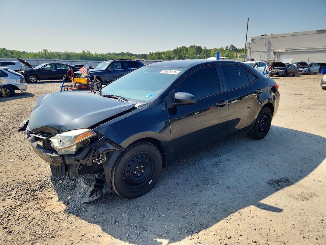 Vedere 2016 TOYOTA COROLLA LE, unghi 1