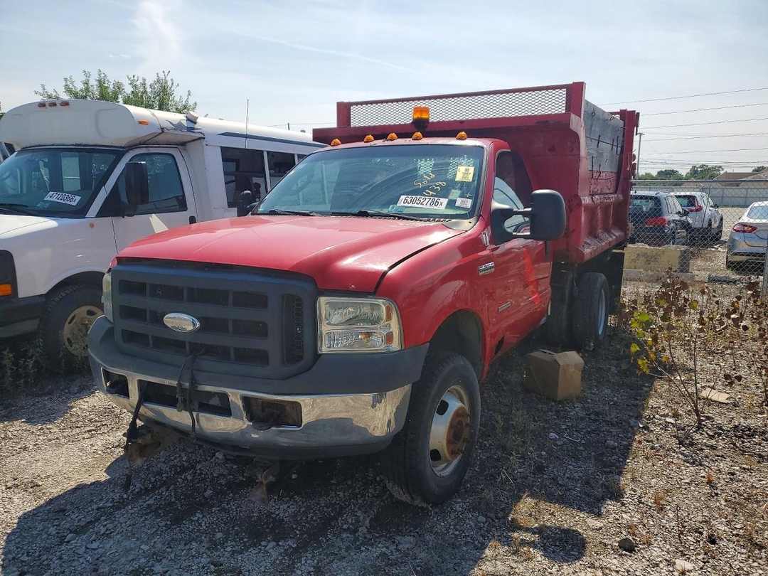 منظر 2007 FORD F350 SUPER DUTY DUMP TRUCK، زاوية 1