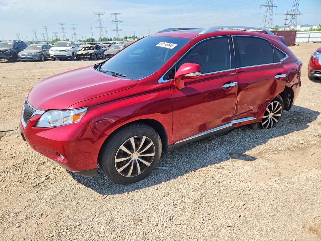 Вид 2012 LEXUS RX 350, угол 1