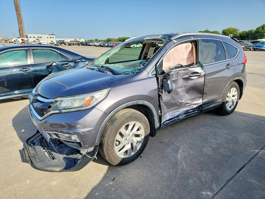 Vista de 2015 HONDA CR-V EXL, ángulo 1