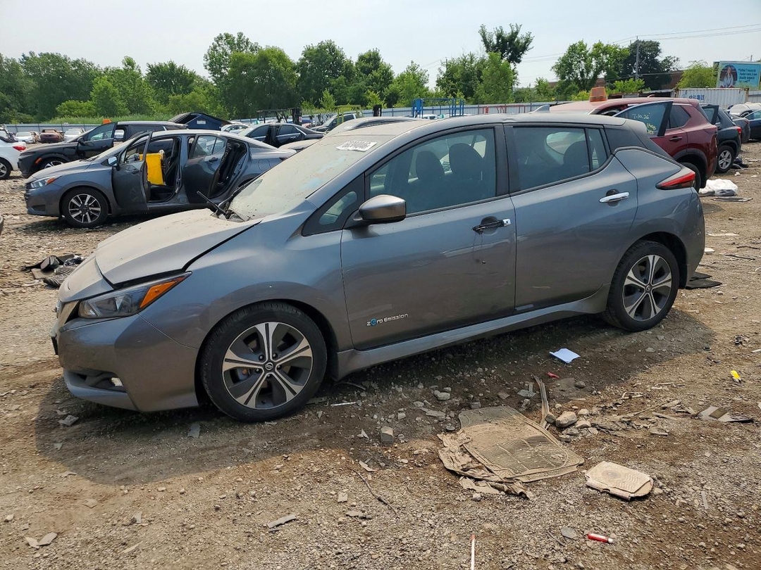 Вид 2019 NISSAN LEAF SV, угол 1