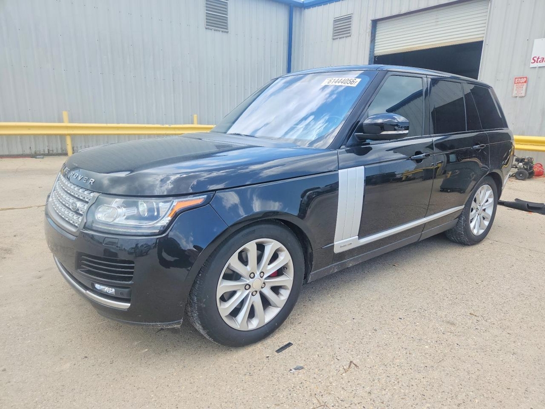 Vue de 2016 LAND ROVER RANGE ROVER HSE, angle 1