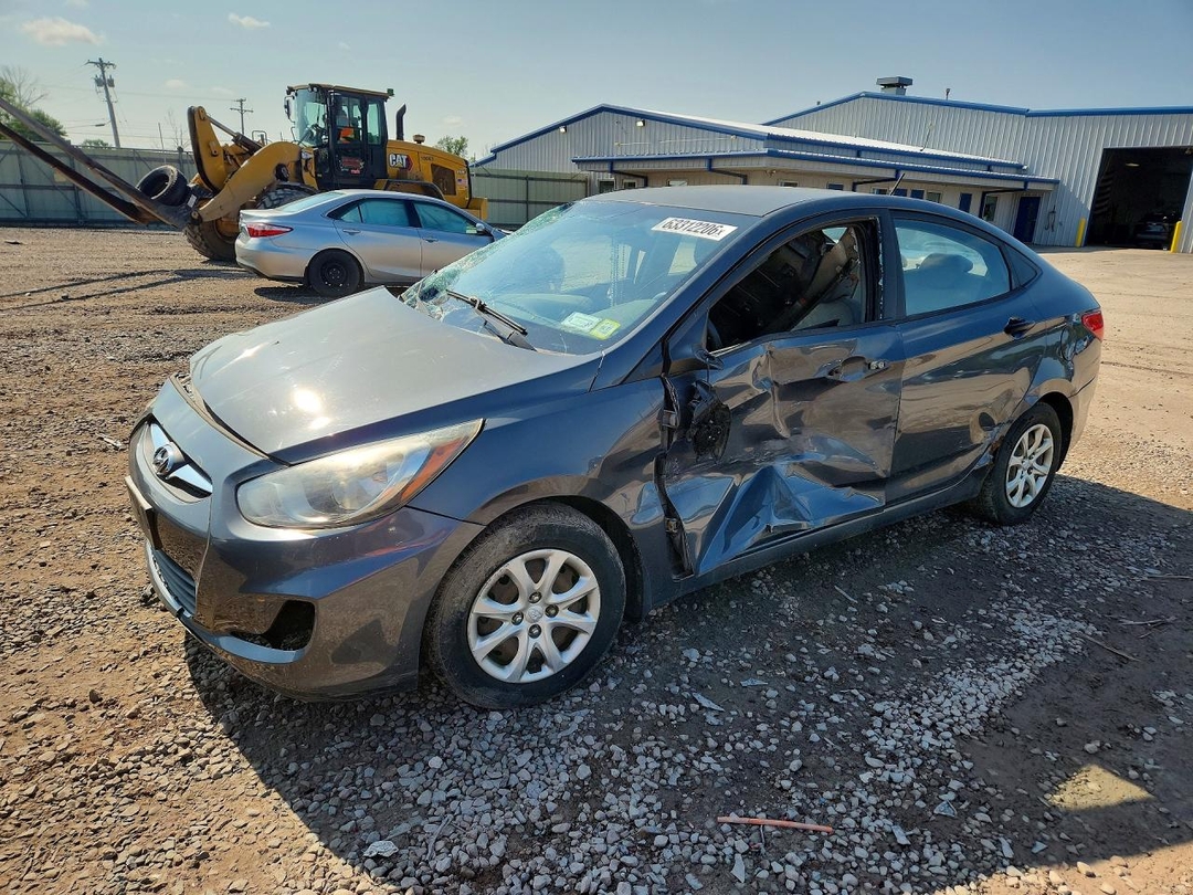 Vista de 2012 HYUNDAI ACCENT GLS, ángulo 1