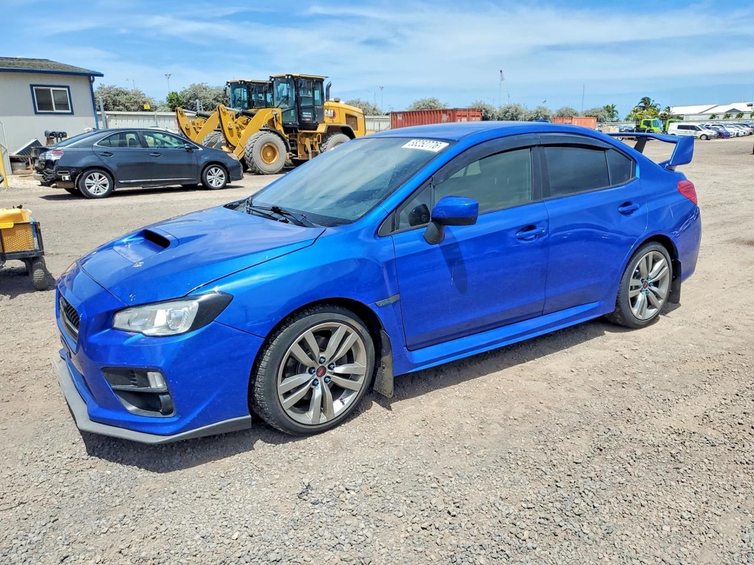 Vista de 2015 SUBARU WRX, ángulo 1