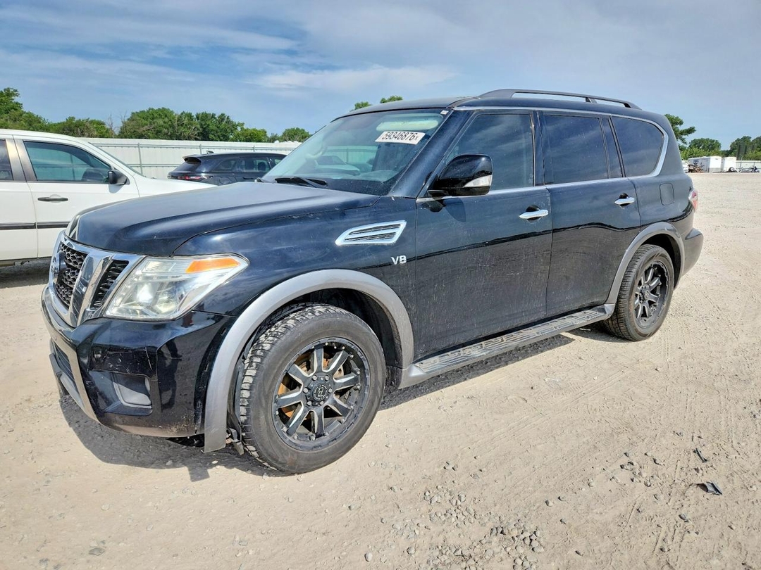 Vue de 2018 NISSAN ARMADA SV, angle 1