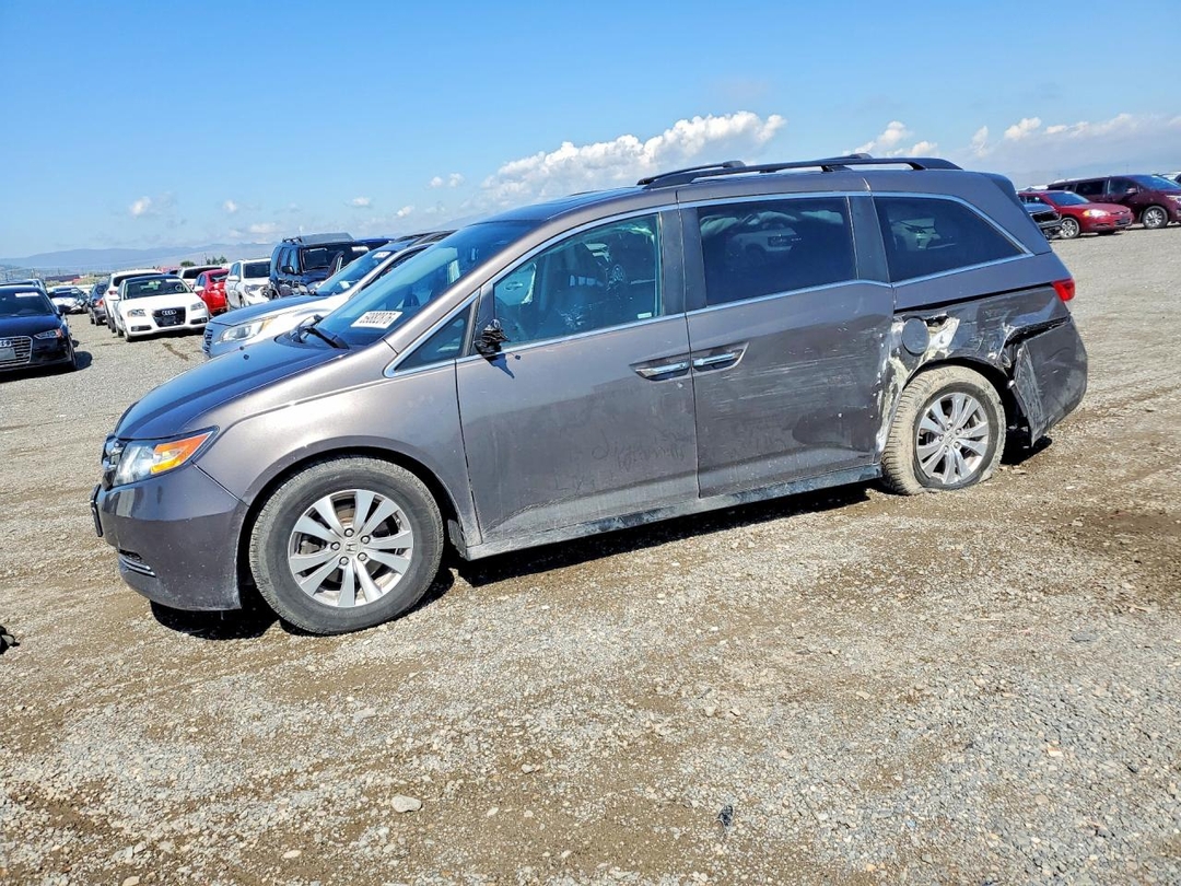 Vista de 2015 HONDA ODYSSEY EXL, ángulo 1