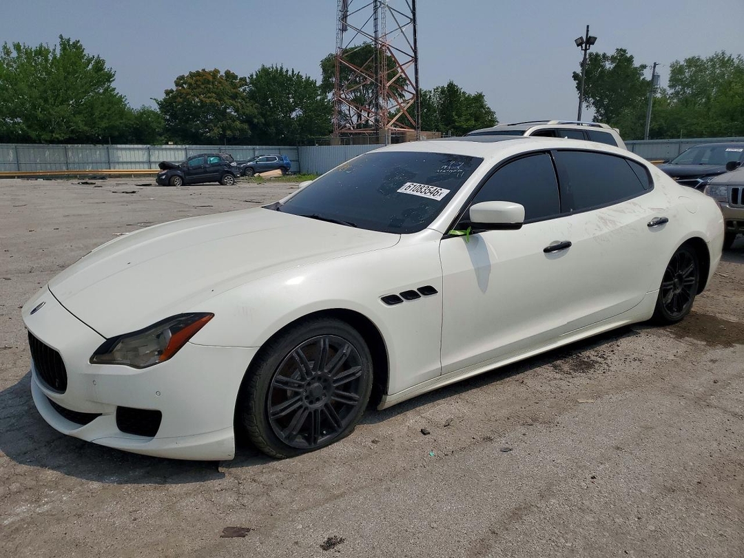 Vue de 2015 MASERATI QUATTROPORTE GTS, angle 1