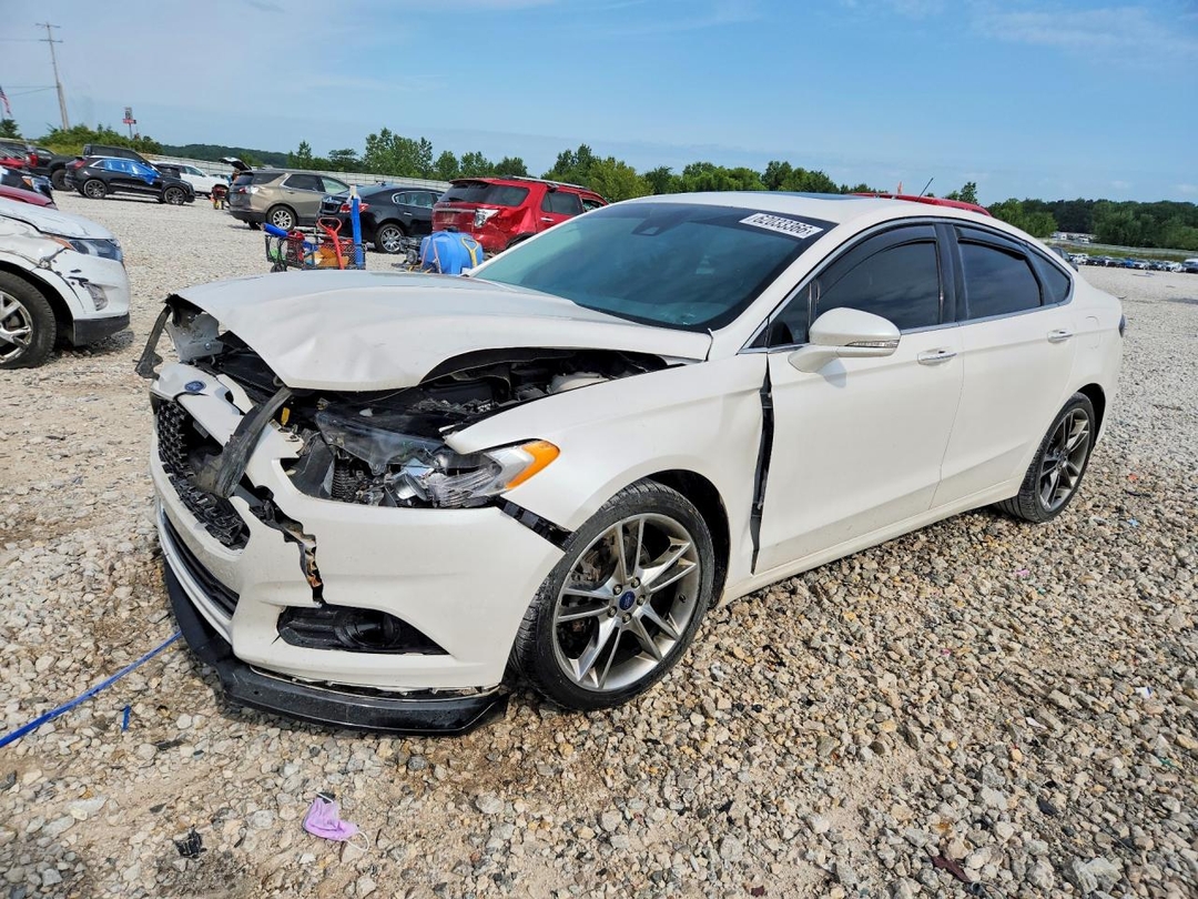 Вид 2015 FORD FUSION TITANIUM, угол 1