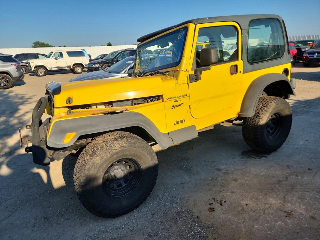 Вид 2000 JEEP WRANGLER / TJ SPORT, угол 1