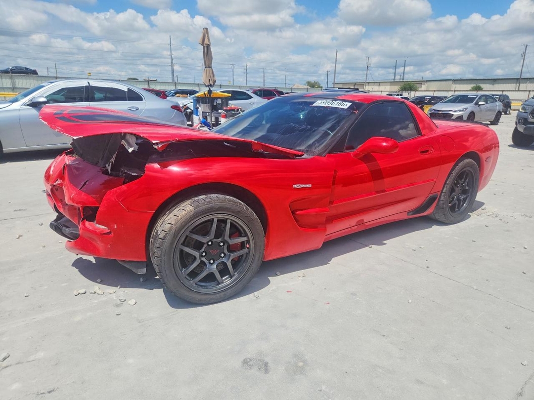 Vista de 2001 CHEVROLET CORVETTE Z06, ángulo 1