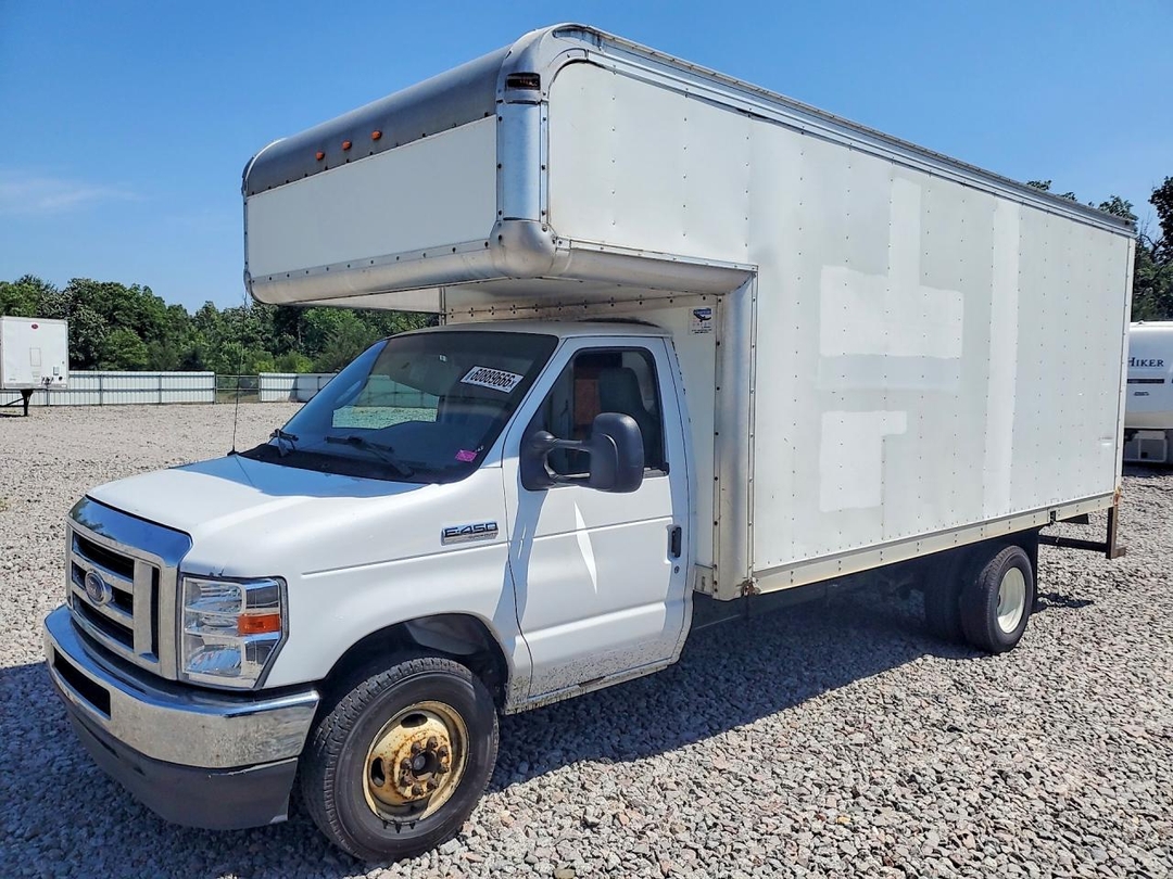 Вид 2021 FORD E450 BOX TRUCK, угол 1
