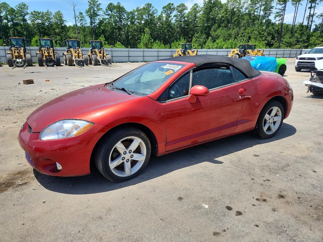 منظر 2008 MITSUBISHI ECLIPSE SPYDER GS، زاوية 1