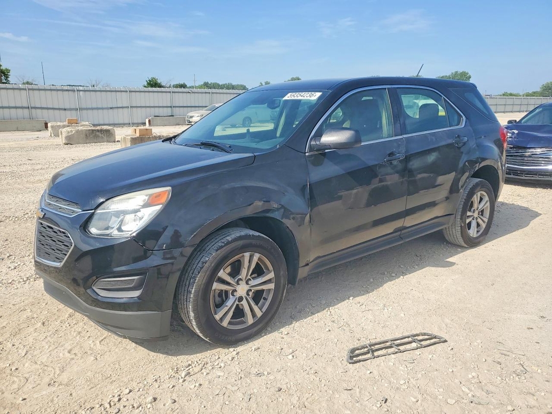 Vedere 2016 CHEVROLET EQUINOX LS, unghi 1