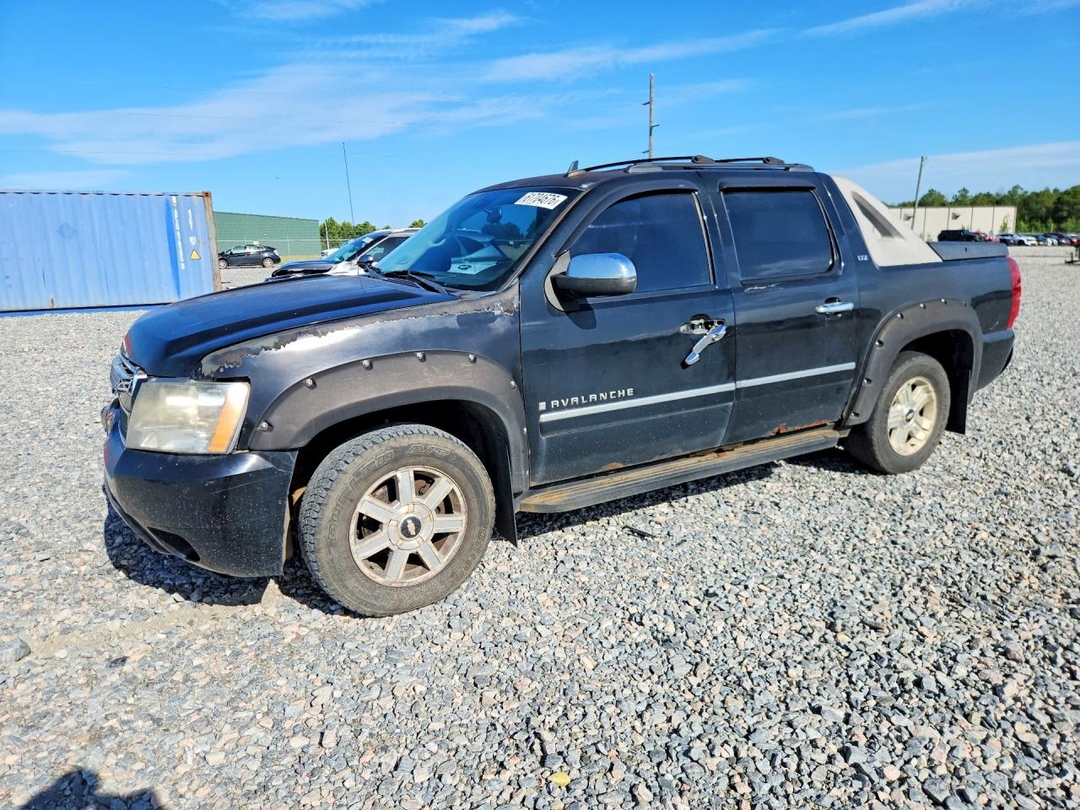 Vue de 2009 CHEVROLET AVALANCHE K1500 LS, angle 1