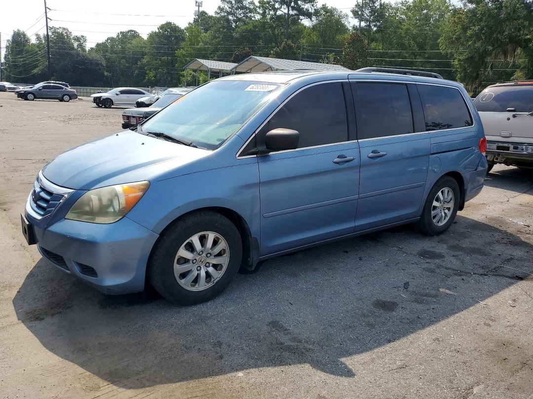 Вид 2010 HONDA ODYSSEY EXL, угол 1