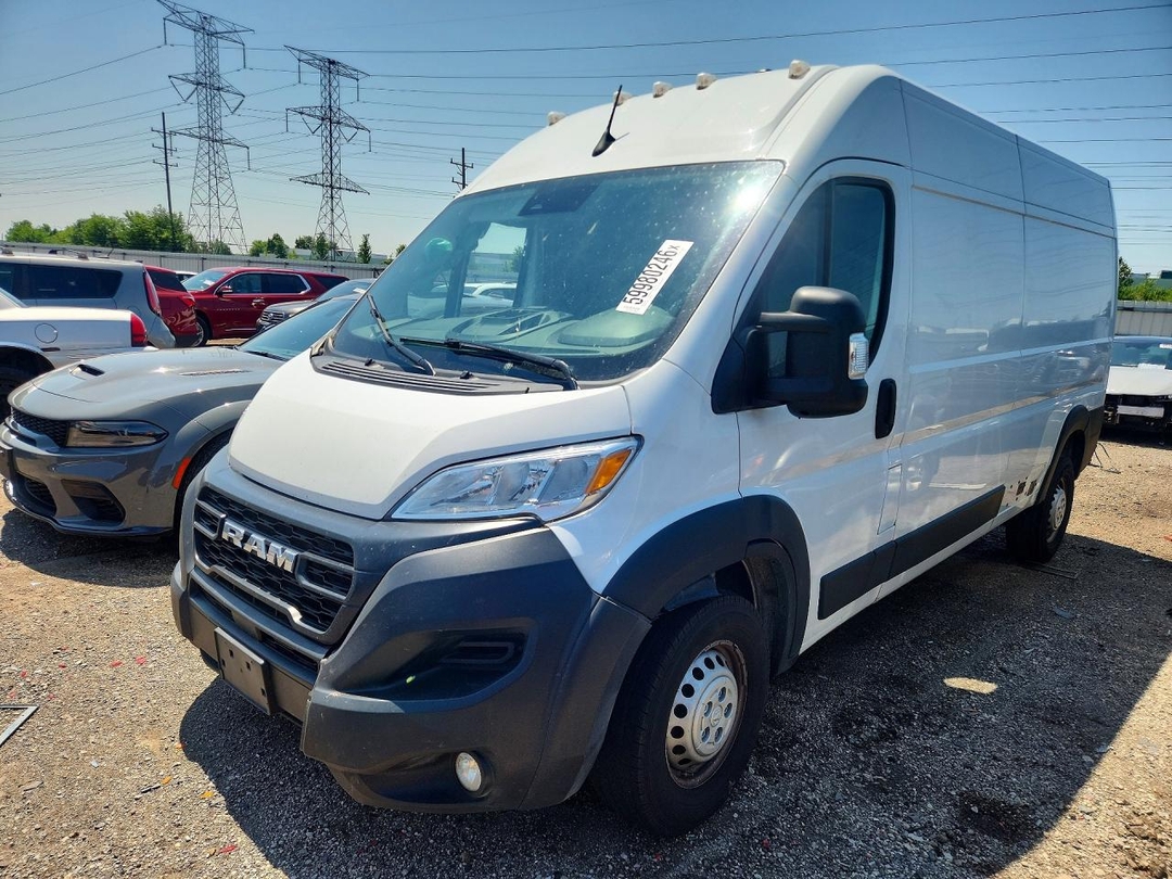 Vue de 2025 RAM PROMASTER 2500 DELIVERY VAN, angle 1