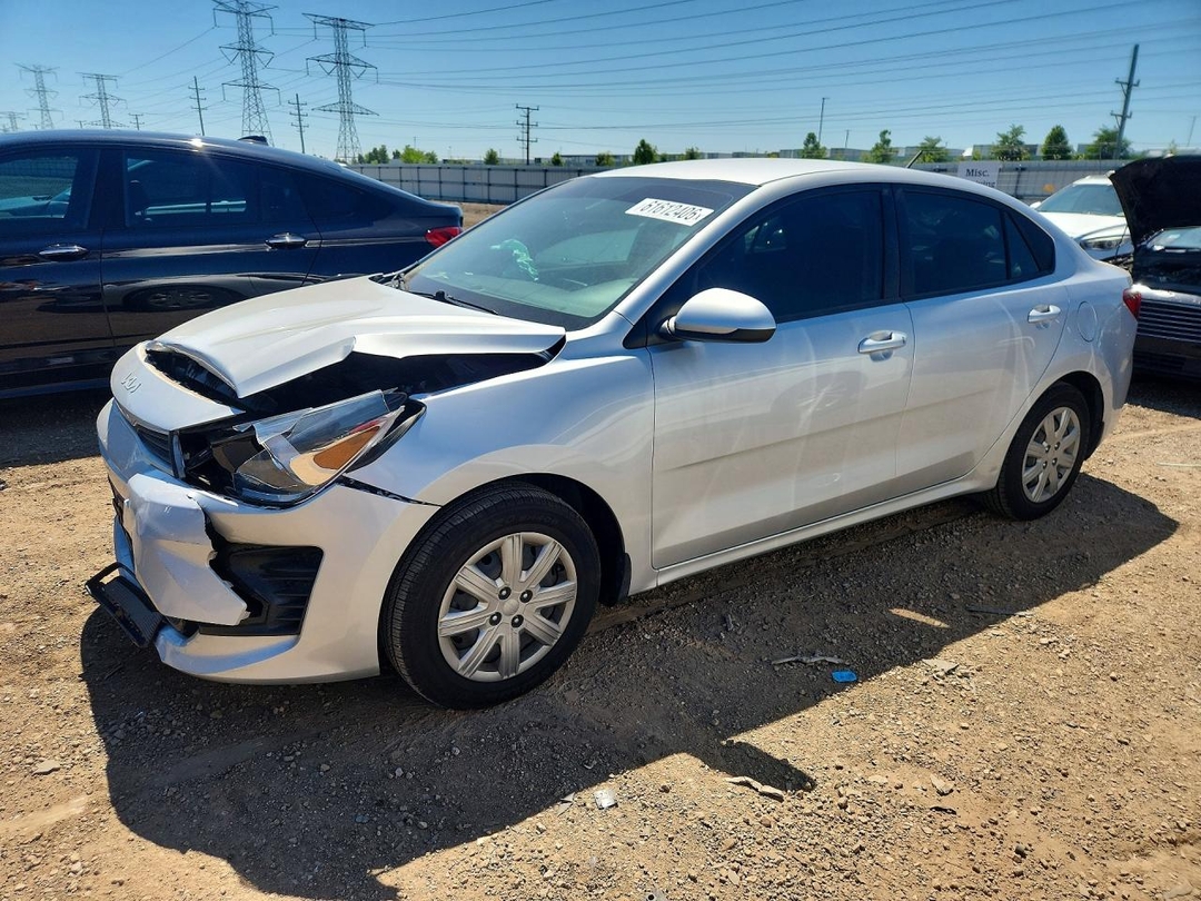 Vista de 2022 KIA RIO S, ángulo 1